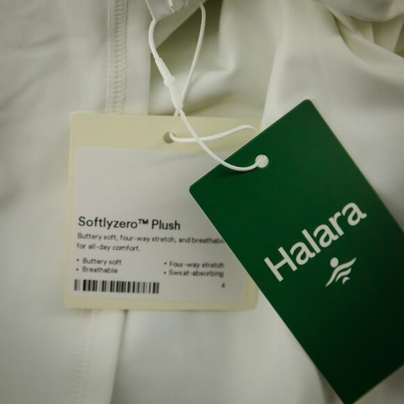 Halara Size XL White Softlyzero Plush Backless Easy Peezy Active Knit Dress NEW - Picture 4 of 6